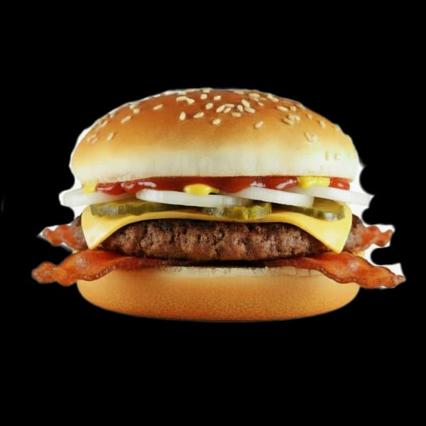 Чизбургер с беконом