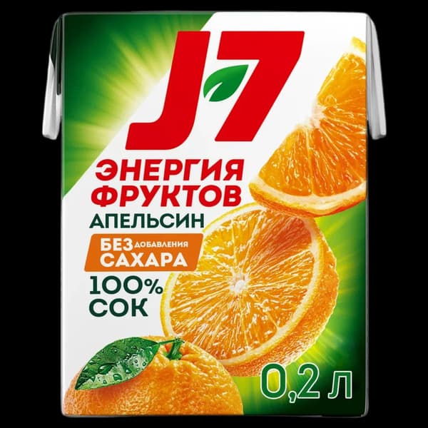 Сок J7 Апельcин 0,2л